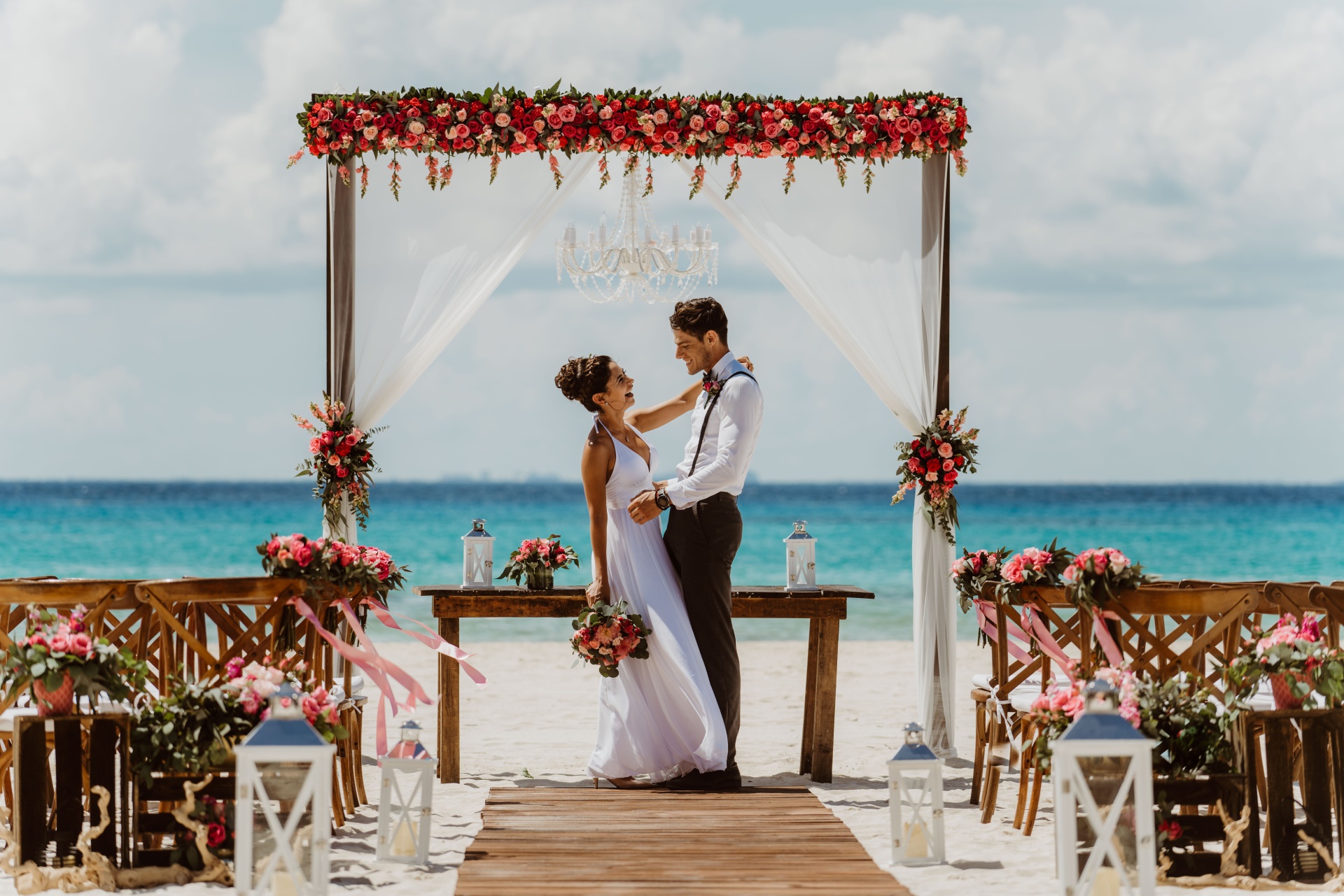 sandos playacar wedding photos